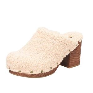 Korks by Kork-Ease Teddy Sherpa Clog Women's Size 8